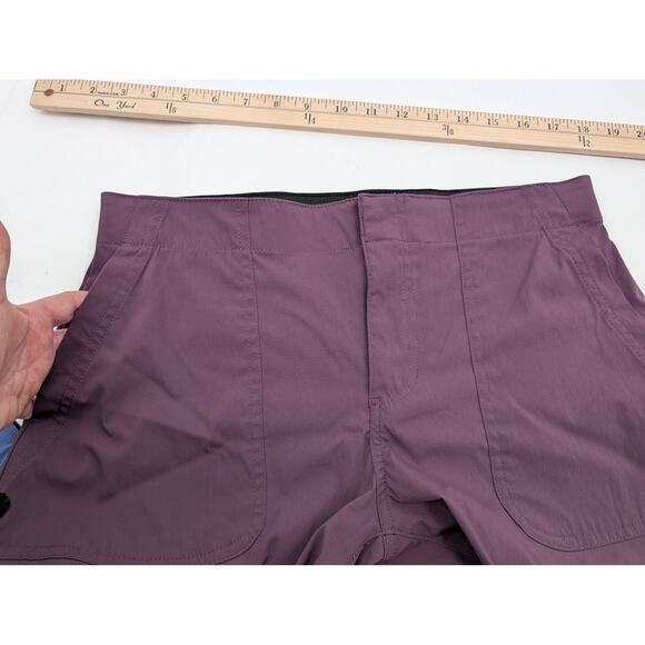 BUNDLE! Eddie Bauer Womens 4 Shorts Nylon Blue Purple Hiking Camping Fishing - Picture 5 of 10